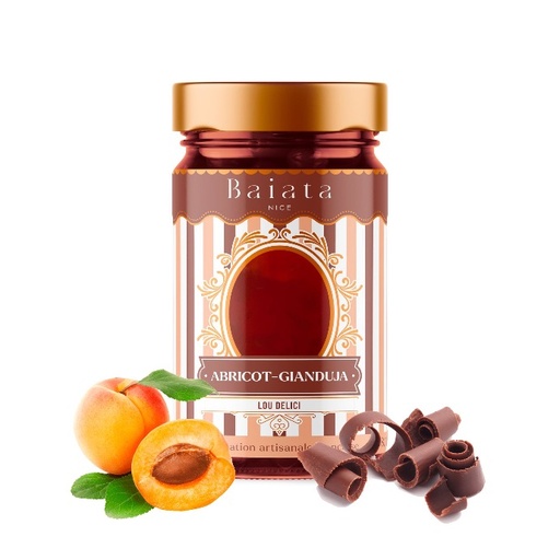 [6015] Délice de fruits Abricot & Gianduja«Lou Delici » 230 g - Baiata